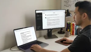 AI content optimization workflow for creating and improving SEO-friendly content with AI tools