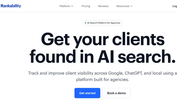 Rankability AI search optimization platform for improving content visibility and rankings