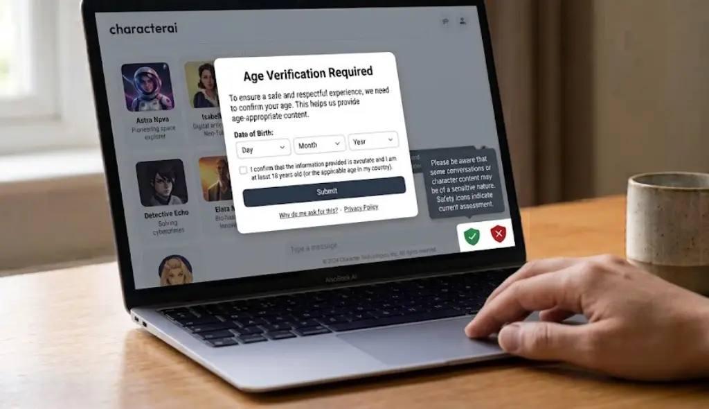 Is Character AI Age Verification Safe